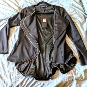 3 FOR $30 SEXY Black Zipper Blazer